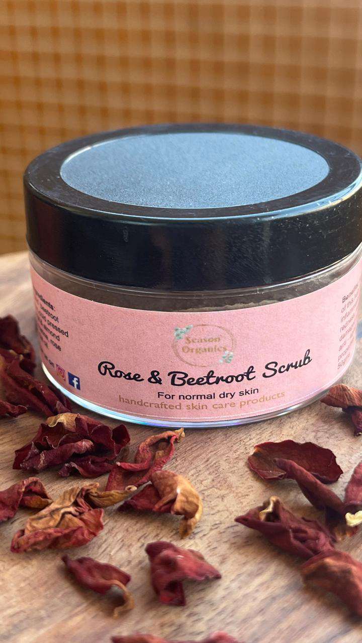 ROSE AND BEETROOT SCRUB